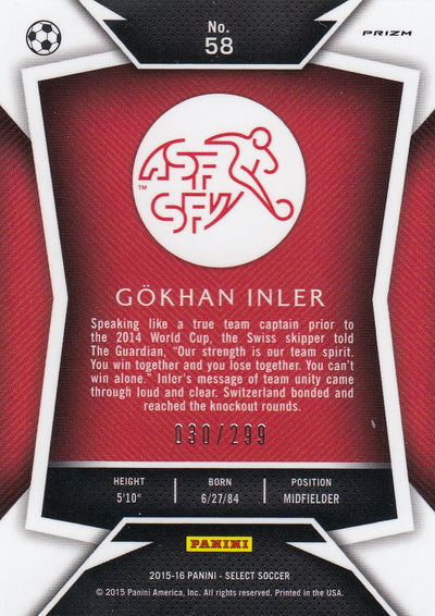 058. GOKHAN INLER - SWITZERLAND - BLUE PRIZM - VERSON 1 - #299 (1)