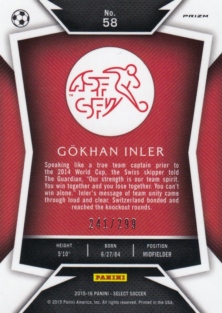 058. GOKHAN INLER - SWITZERLAND - BLUE PRIZM - VERSON 1 - #299 (2)