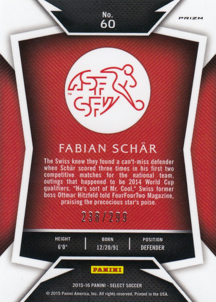 060. FABIAN SCHAR - SWITZERLAND - BLUE PRIZM - #299