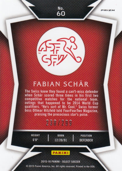 060. FABIAN SCHAR - SWITZERLAND - BLUE PRIZM - #299