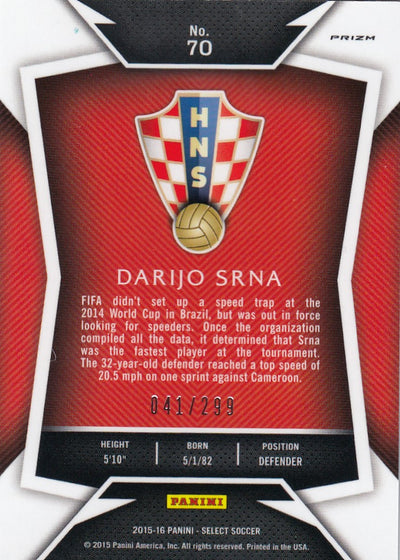 070. DARIJO SRNA - CROATIA - BLUE PRIZM - #299