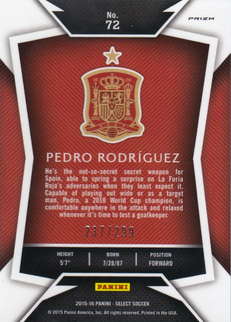 072. PEDRO RODRÌGUEZ - SPAIN - BLUE PRIZM - VERSON 1 - #299