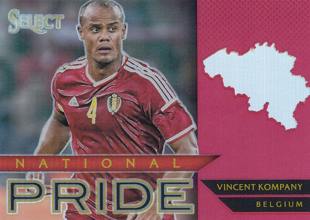 004. VINCENT KOMPANY - BELGIUM - SELECT RED PRIZM - NATIONAL PRIDE - #199