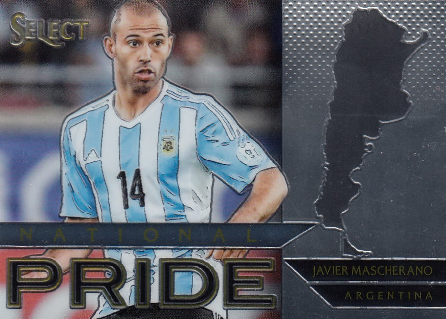 001. JAVIER MASCHERANO - ARGENTINA - SELECT PRIZM - NATIONAL PRIDE