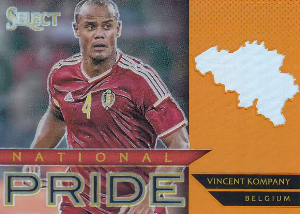 004. VINCENT KOMPANY - BELGIUM - SELECT ORANGE PRIZM - NATIONAL PRIDE - #149 (2)