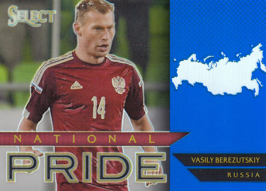 034. VASILY BEREZUTSKIY - RUSSIA - SELECT BLUE PRIZM - NATIONAL PRIDE - #299