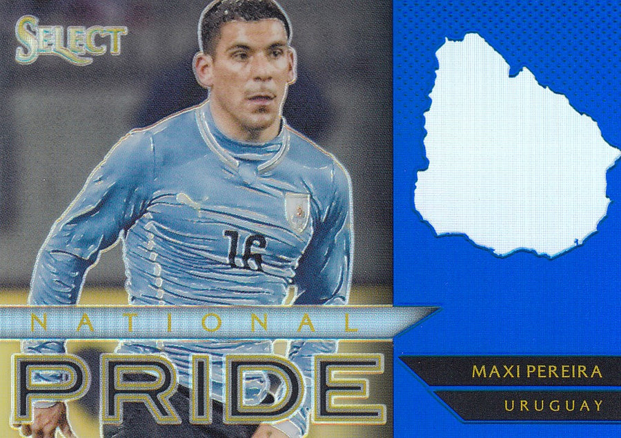 042. MAXI PEREIRA - URUGUAY - SELECT BLUE PRIZM - NATIONAL PRIDE - #299