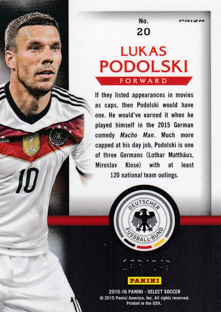 020. LUKAS PODOLSKI - GERMANY - SELECT CAMO PRIZM - NATIONAL PRIDE - #249