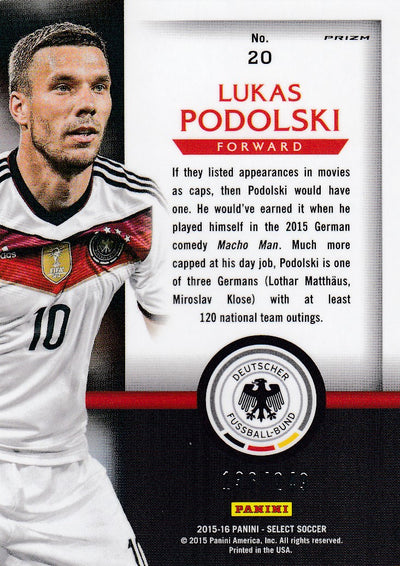 020. LUKAS PODOLSKI - GERMANY - SELECT CAMO PRIZM - NATIONAL PRIDE - #249