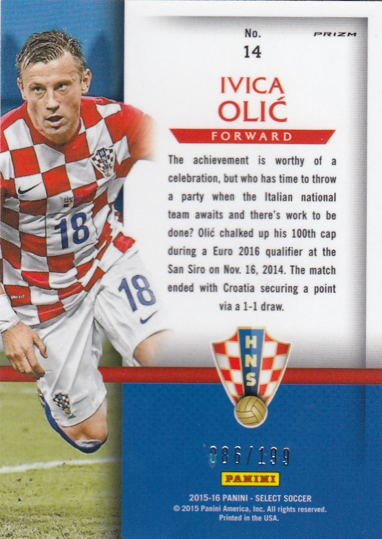 014. IVICA OLIC - CROATIA - SELECT RED PRIZM - NATIONAL PRIDE - #199