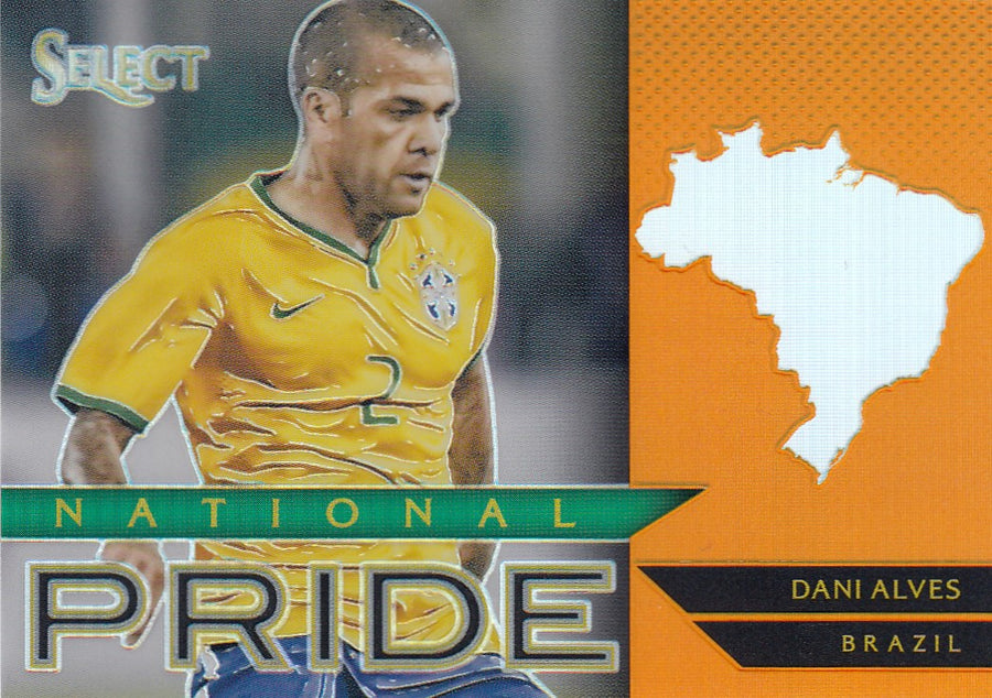 005. DANI ALVES - BRAZIL - SELECT ORANGE PRIZM - NATIONAL PRIDE - #149