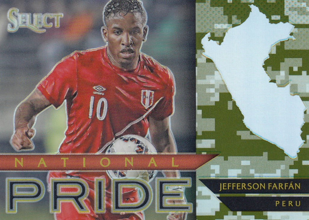 027. JEFFERSON FARFÀN - PERU - SELECT CAMO PRIZM - NATIONAL PRIDE - #249