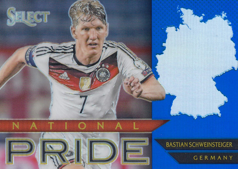 019. BASTIAN SCHWEINSTEIGER - GERMANY - SELECT BLUE PRIZM - NATIONAL PRIDE - #299