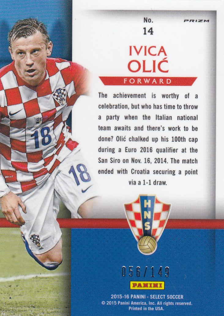 014. IVICA OLIC - CROATIA - SELECT ORANGE PRIZM - NATIONAL PRIDE - #149 (1)