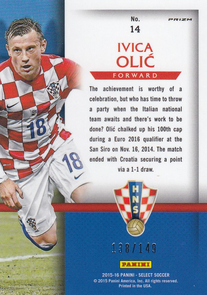 014. IVICA OLIC - CROATIA - SELECT ORANGE PRIZM - NATIONAL PRIDE - #149 (2)
