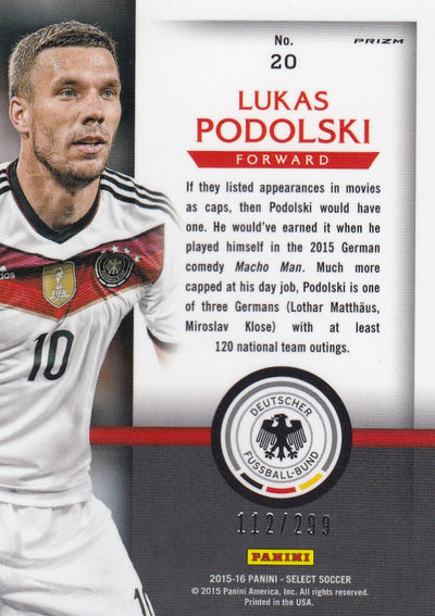020. LUKAS PODOLSKI - GERMANY - SELECT BLUE PRIZM - NATIONAL PRIDE - #299