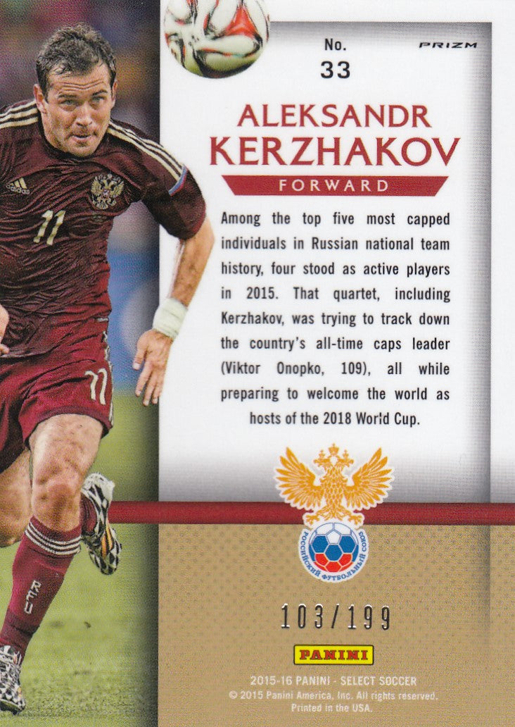 033. ALEKSANDR KERZHAKOV - RUSSIA - SELECT RED PRIZM - NATIONAL PRIDE - #199 (2)