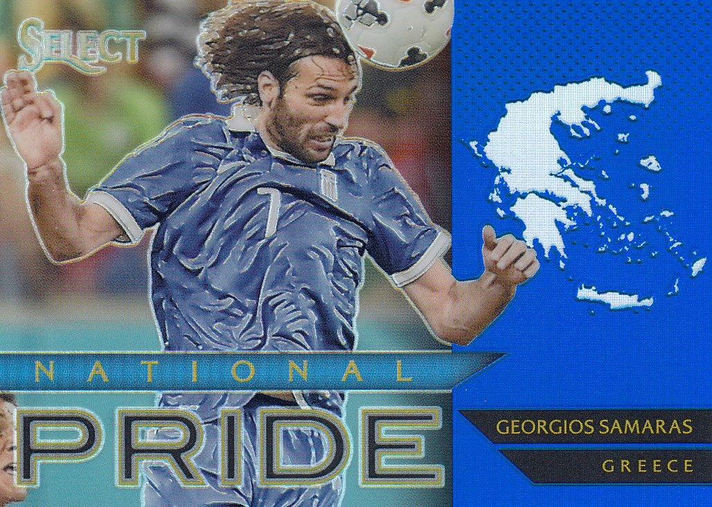 021. GEORGIOS SAMARAS - GREECE - SELECT BLUE PRIZM - NATIONAL PRIDE - #299