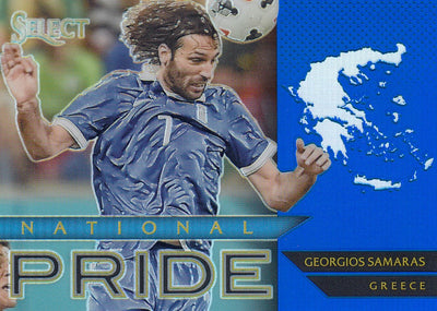 021. GEORGIOS SAMARAS - GREECE - SELECT BLUE PRIZM - NATIONAL PRIDE - #299