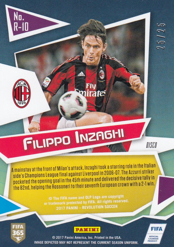 R-010. FILIPPO INZAGHI - AC MILAN - DISCO - #25
