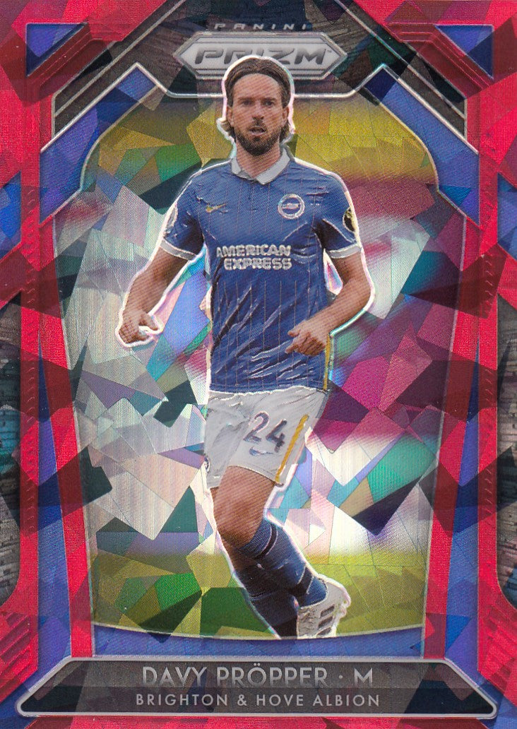 172. DAVY PROPPER - BRIGHTON & HOVE ALBION - RED ICE PRIZM
