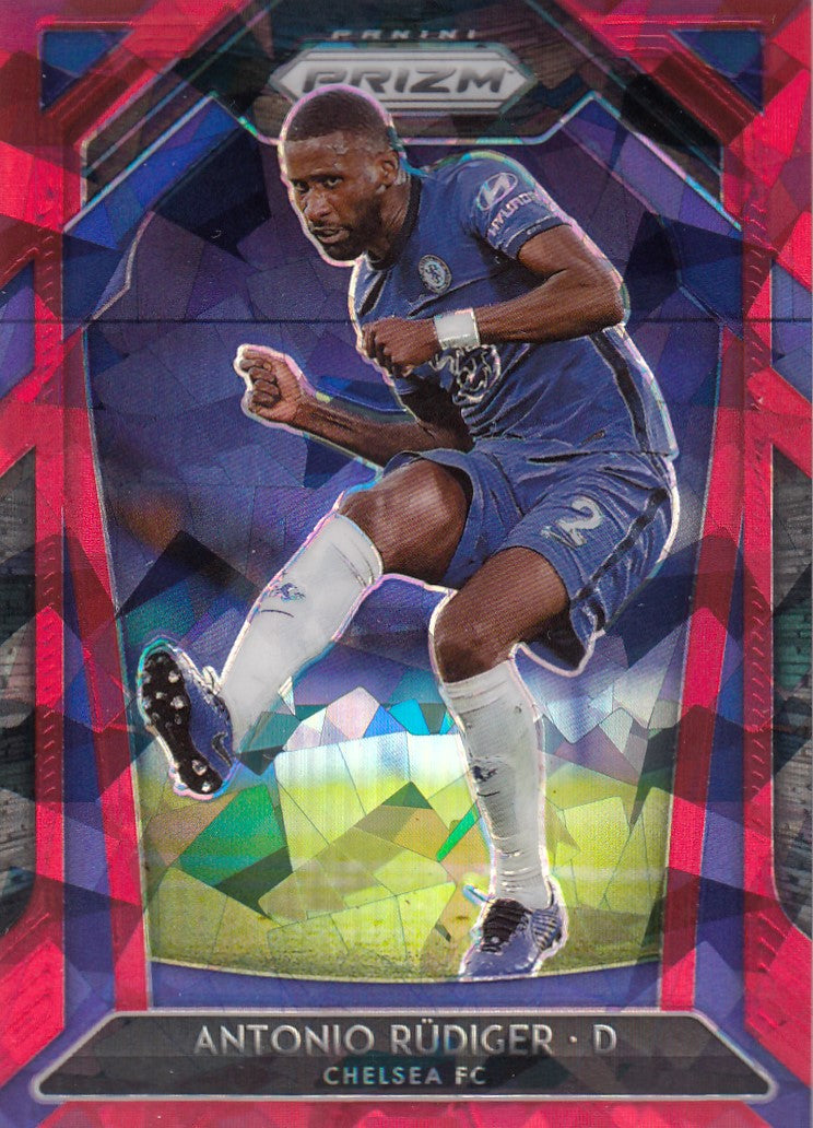 214. ANTONIO RUDIGER - CHELSEA - RED ICE PRIZM