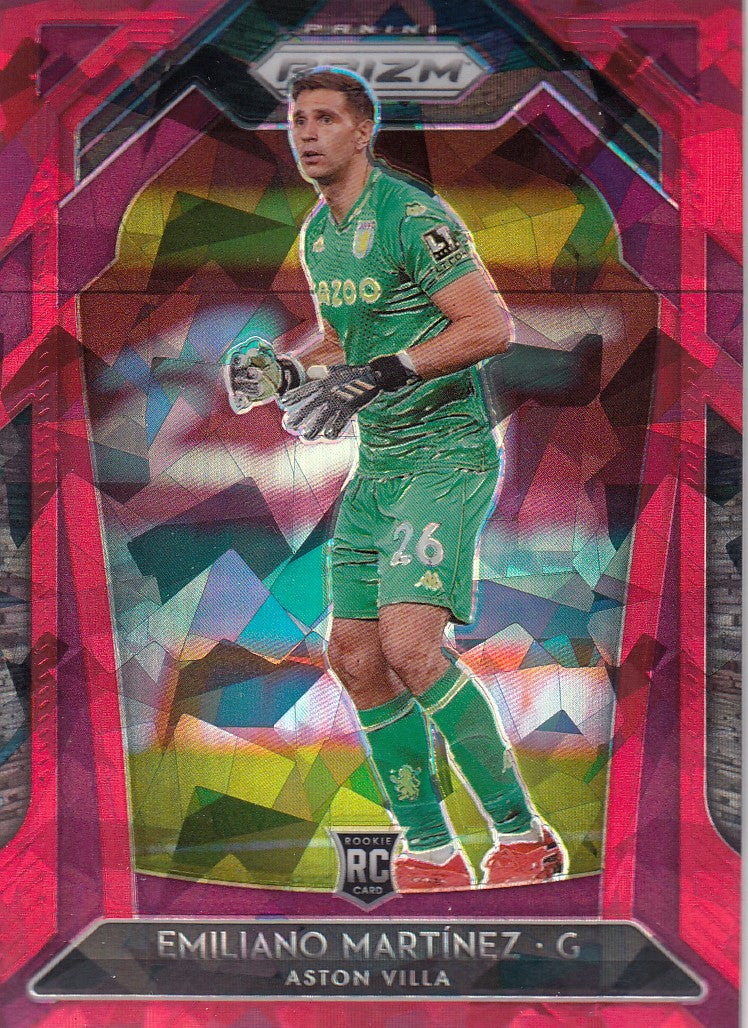 271. EMILIANO MARTÌNEZ - ASTON VILLA - ROOKIE - RED ICE PRIZM