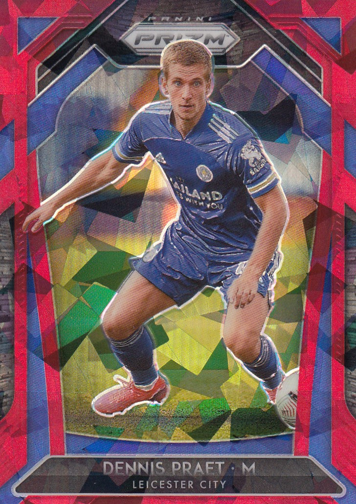 129. DENNIS PRAET - LEICESTER CITY - RED ICE PRIZM