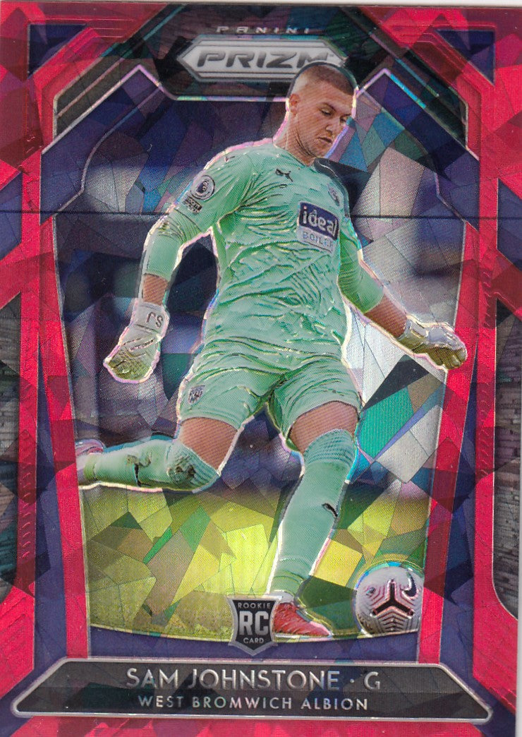 256. SAM JOHNSTONE - WEST BROMWICH ALBION - ROOKIE - RED ICE PRIZM