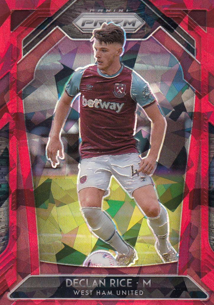 188. DECLAN RICE - WEST HAM UNITED - RED ICE PRIZM