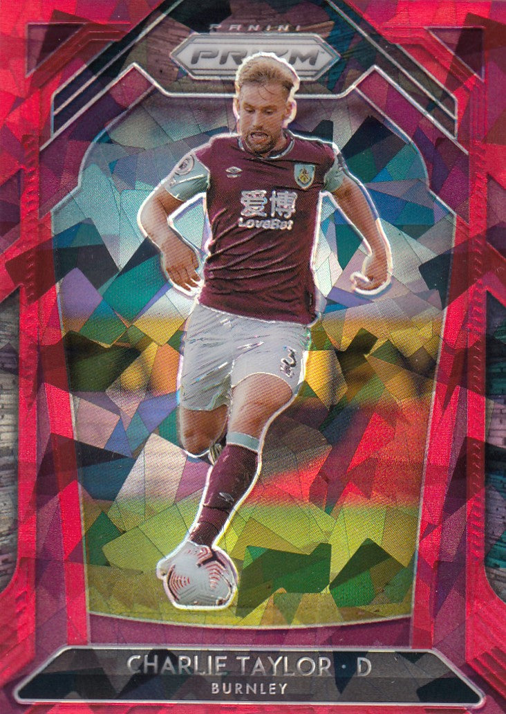 049. CHARLIE TAYLOR - BURNLEY - RED ICE PRIZM