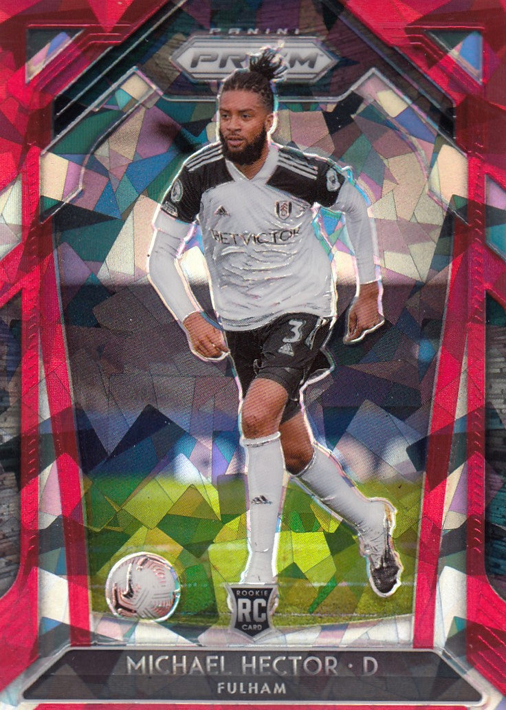 290. MICHAEL HECTOR - FULHAM - ROOKIE - RED ICE PRIZM