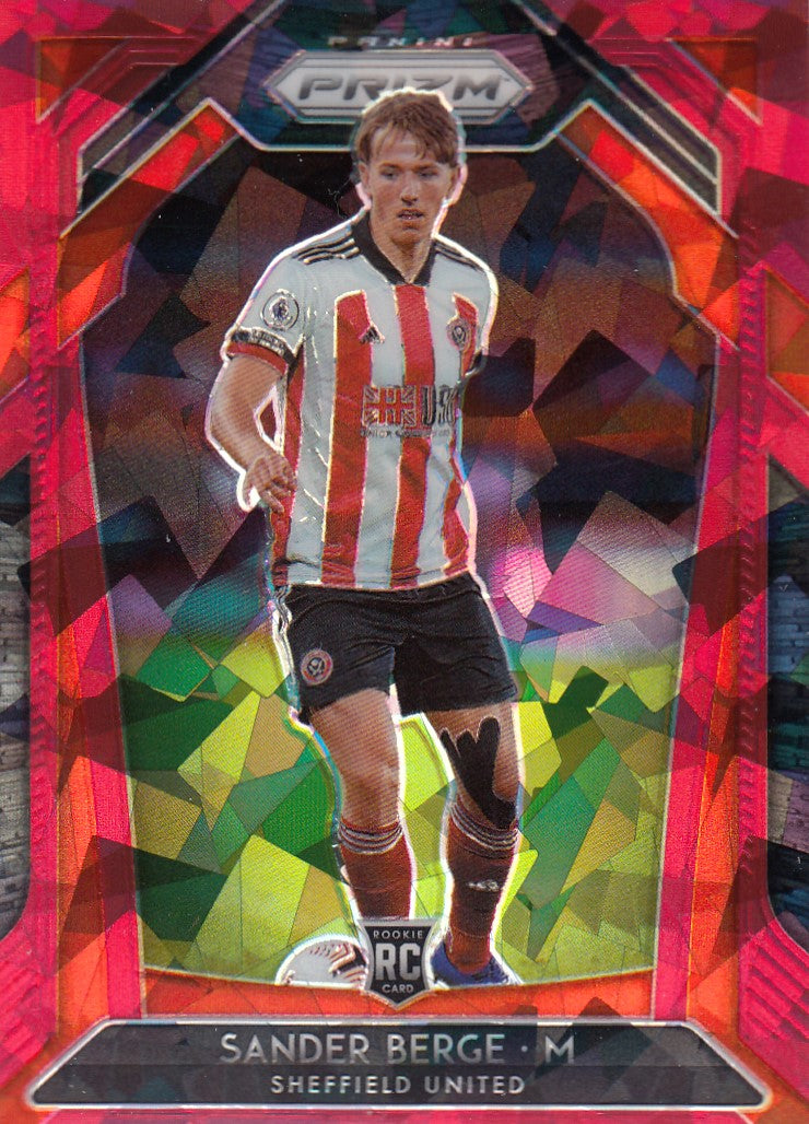 026. SANDER BERGE - SHEFFIELD UNITED - ROOKIE - RED ICE PRIZM