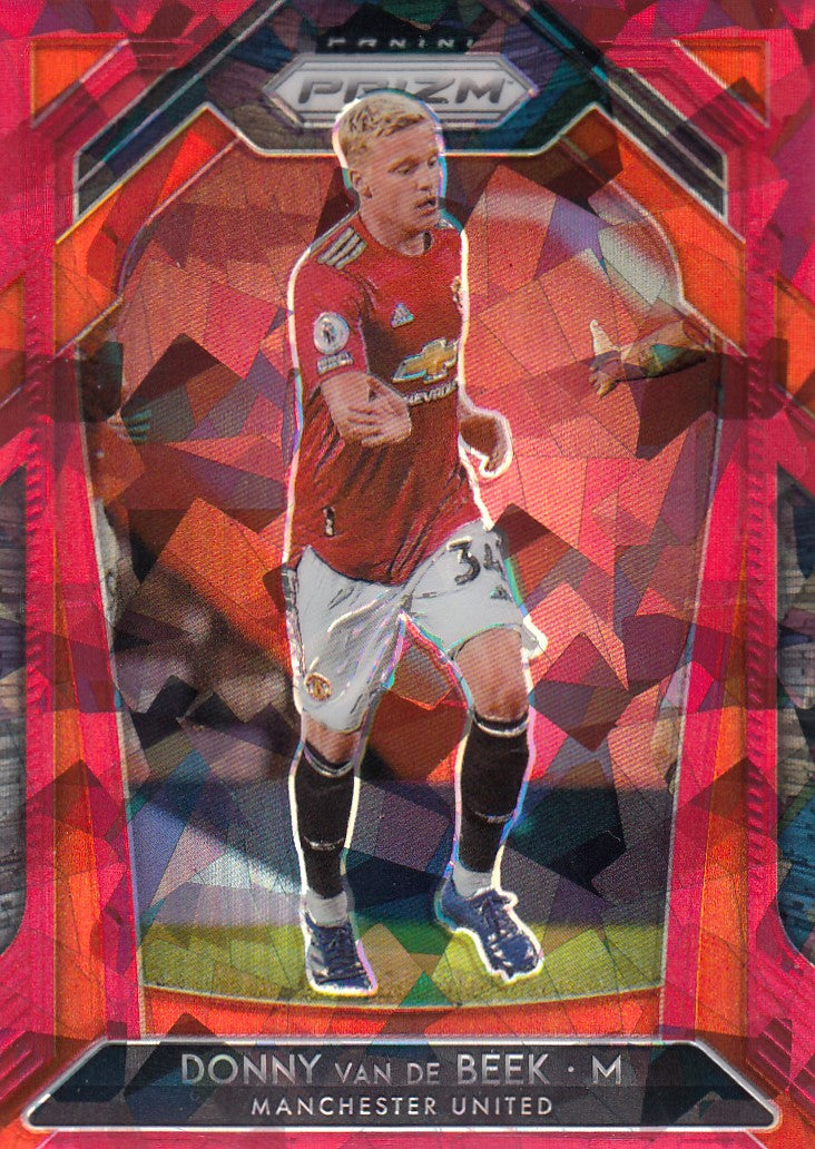 010. DONNY VAN DE BEEK - MANCHESTER UNITED - RED ICE PRIZM