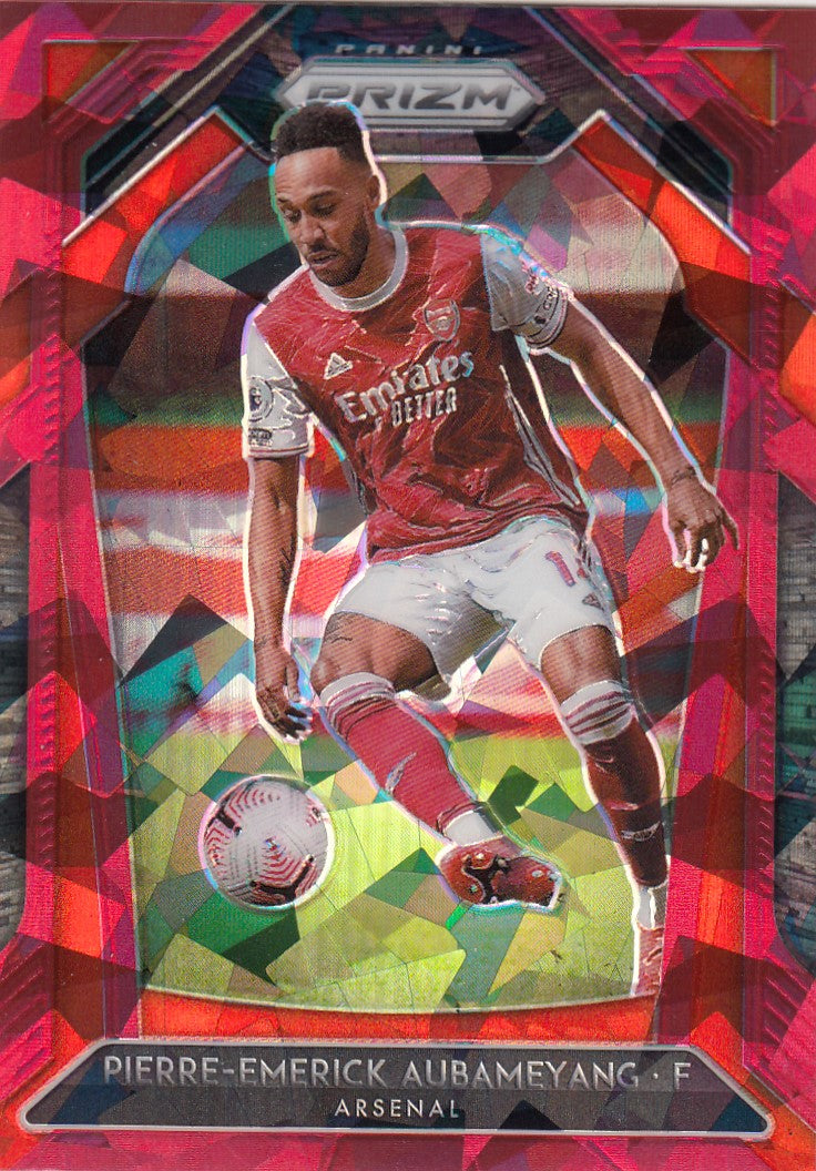043. PIERRE-EMERICK AUBAMEYANG - ARSENAL - RED ICE PRIZM