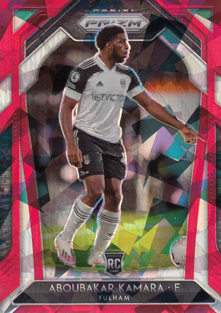 299. ABOUBAKAR KAMARA - FULHAM - ROOKIE - RED ICE PRIZM