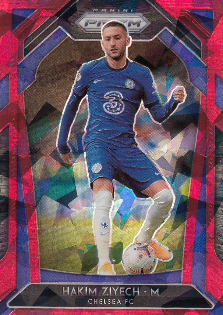 220. HAKIM ZIYECH - CHELSEA - RED ICE PRIZM