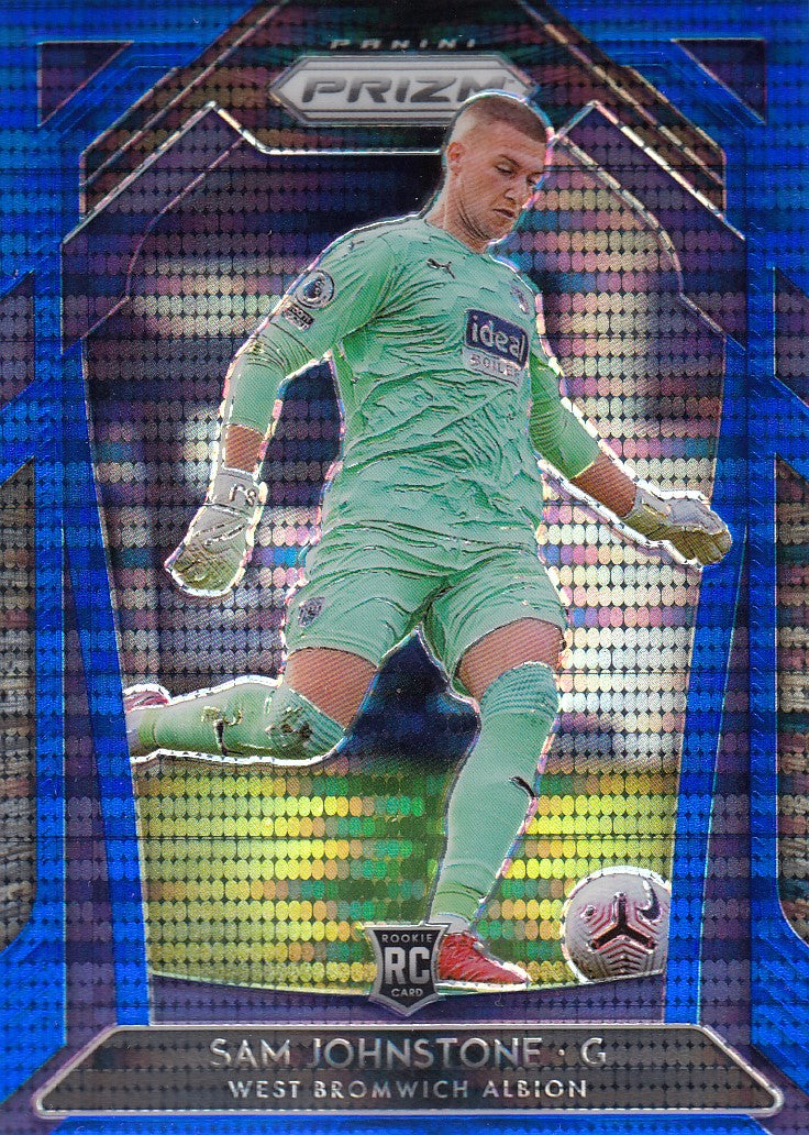 256. SAM JOHNSTONE - WEST BROMWICH ALBION - ROOKIE - BLUE PULSAR PRIZM