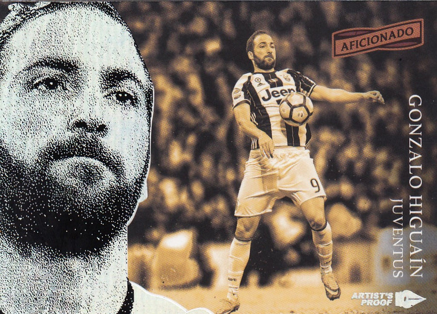 140. GONZALO HIGUAÌN - JUVENTUS - ARTIST`S PROOF SILVER