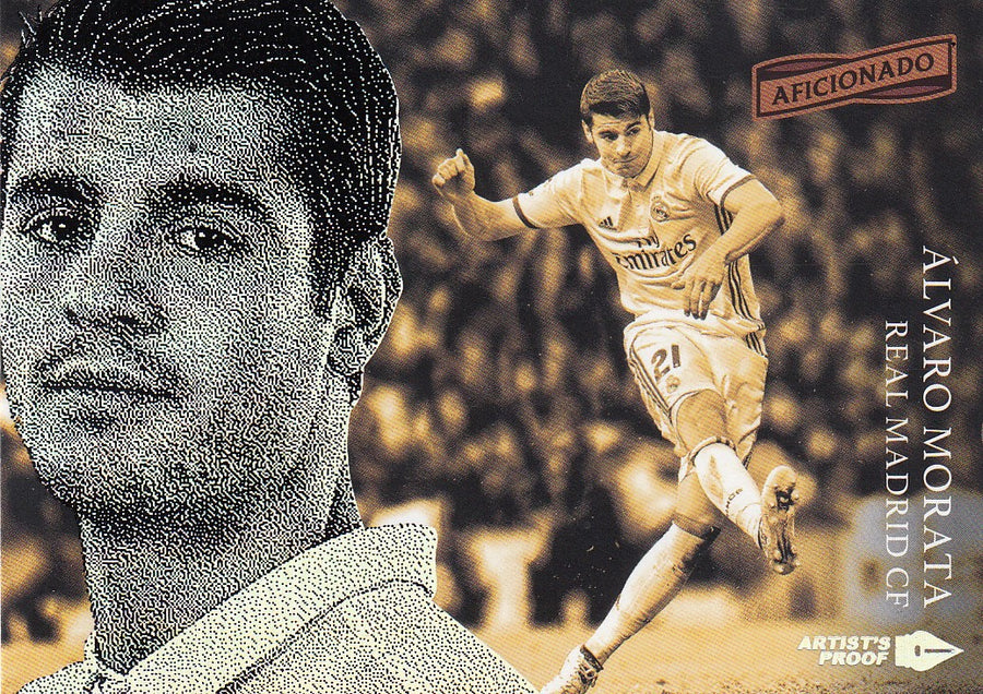 063. ÀLVARO MORATA - REAL MADRID CF - ARTIST`S PROOF SILVER
