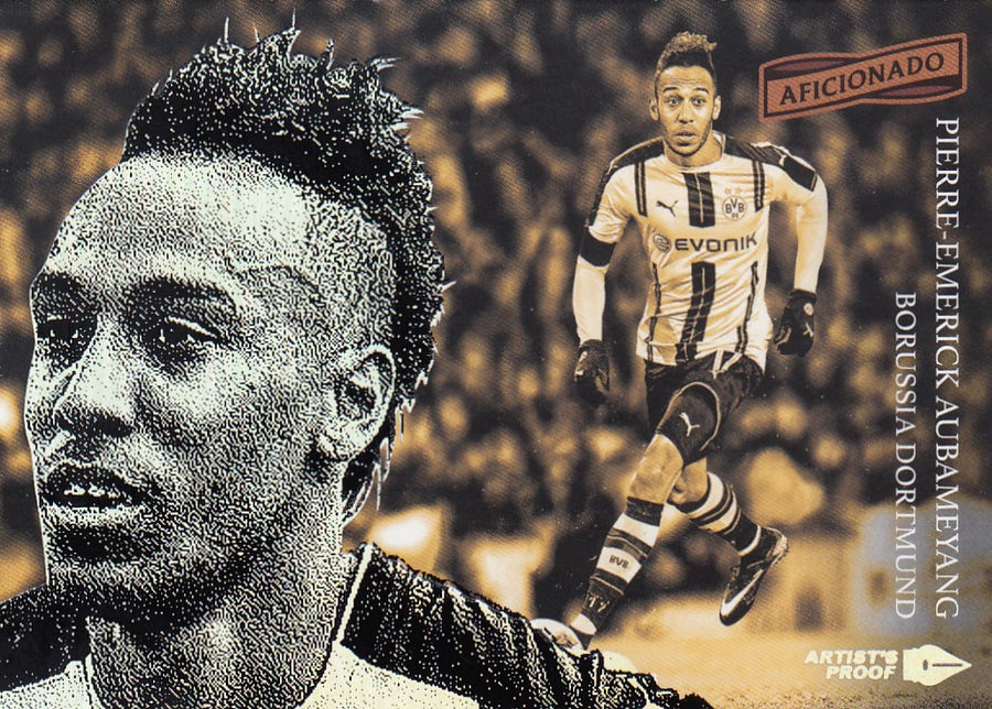 133. PIERRE-EMERICK AUBAMEYANG - BORUSSIA DORTMUND - ARTIST`S PROOF SILVER