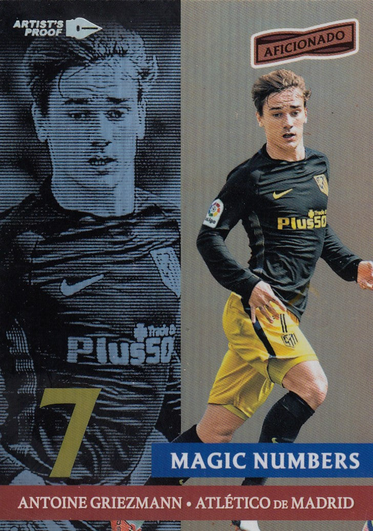MN-02. ANTOINE GRIEZMANN - ATLÈTICO DE MADRID - MAGIC NUMBERS - ARTIST`S PROOF SILVER