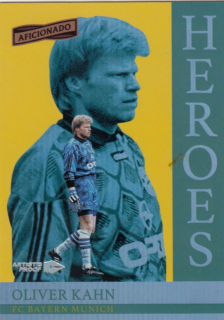 H-13. OLIVER KAHN - FC BAYERN MUNICH - HEROES - ARTIST`S PROOF SILVER