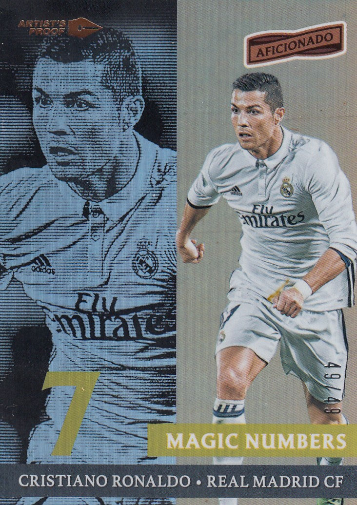 MN-07. CRISTIANO RONALDO - REAL MADRID CF - MAGIC NUMBERS - ARTIST`S PROOF BRONZE