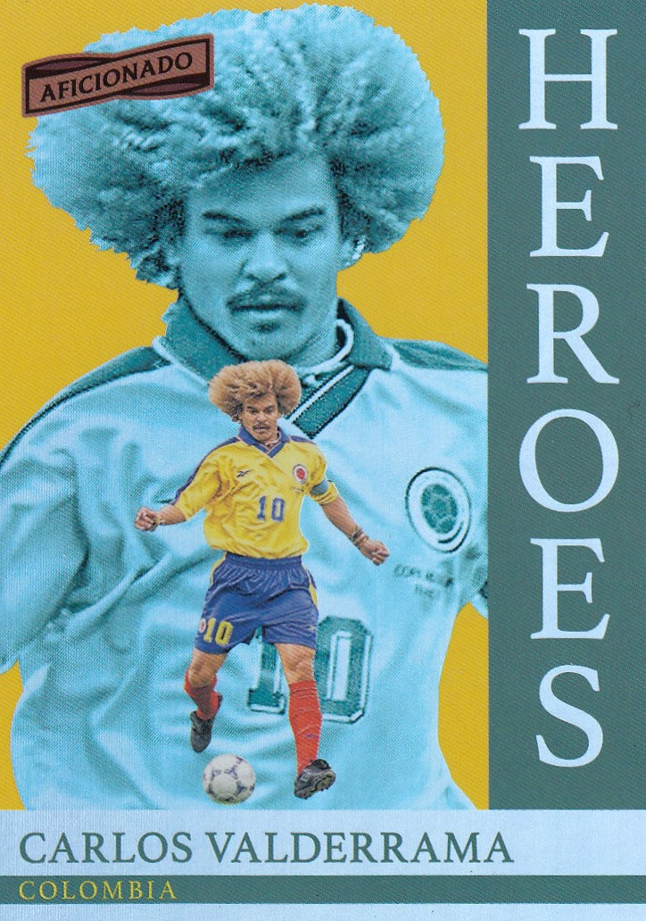 H-03. CARLOS VALDERRAMA - COLOMBIA - HEROES