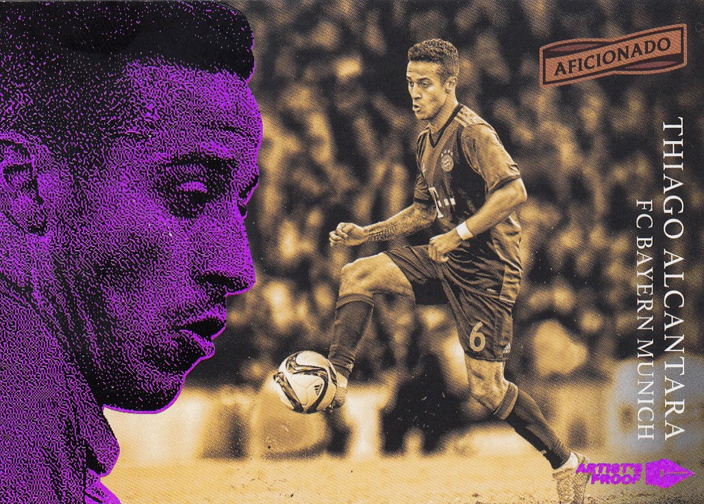 015. THIAGO ALCANTARA - FC BAYERN MUNICH - ARTIST`S PROOF PURPLE - #99