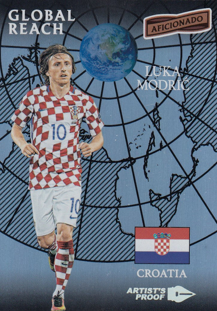 162. LUKA MODRIC - CROATIA - GLOBAL REACH - ARTIST`S PROOF SILVER