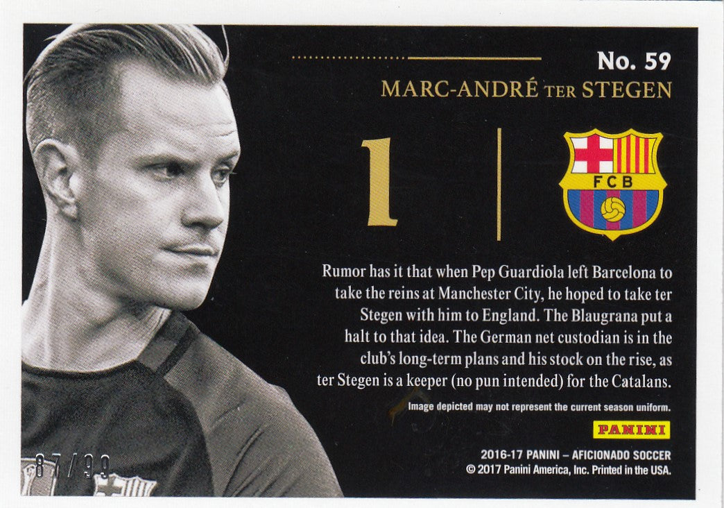 059. MARC-ANDRÈ TER STEGEN - FC BARCELONA - ARTIST`S PROOF PURPLE - #99