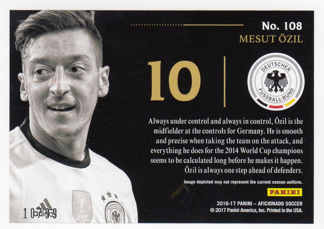 108. MESUT OZIL - GERMANY - ARTIST`S PROOF PURPLE - #99