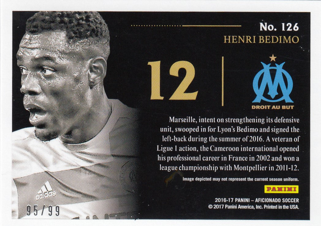 126. HENRI BEDIMO - MARSEILLE - ARTIST`S PROOF PURPLE - #99